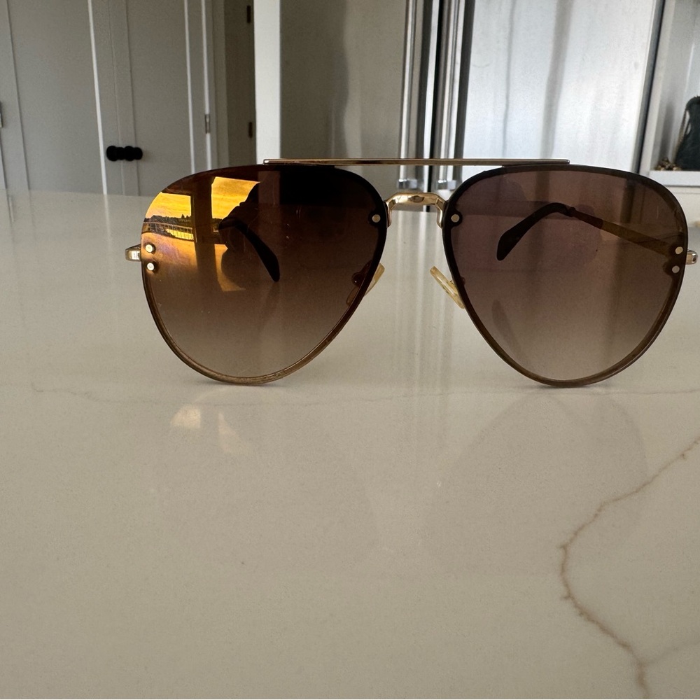 Celine Gold Frame Sunglasses